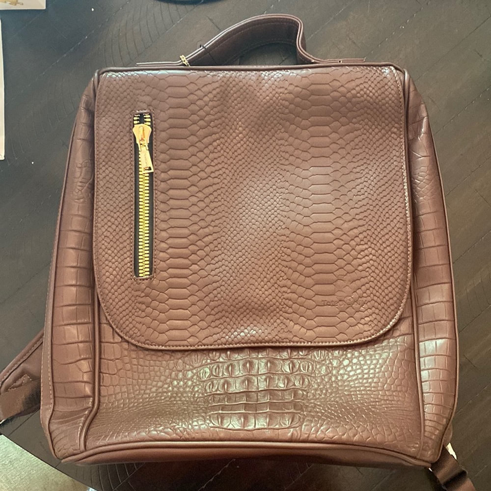 Snakeskin backpack NWOT